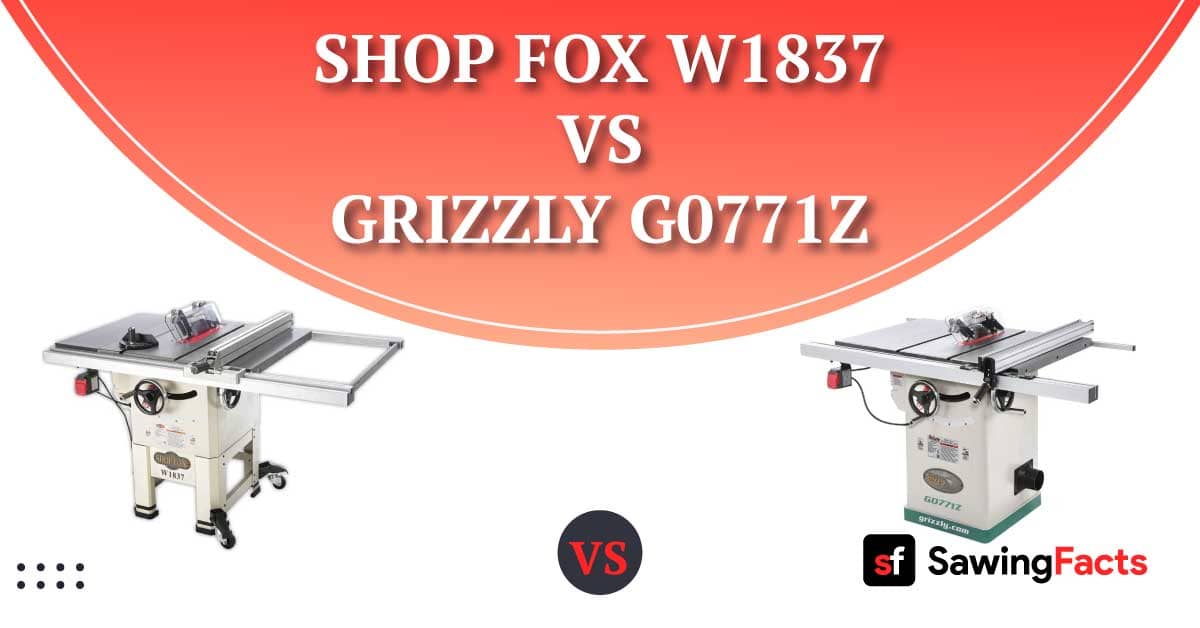 Shop Fox W Vs Grizzly G Z Which Ones Best